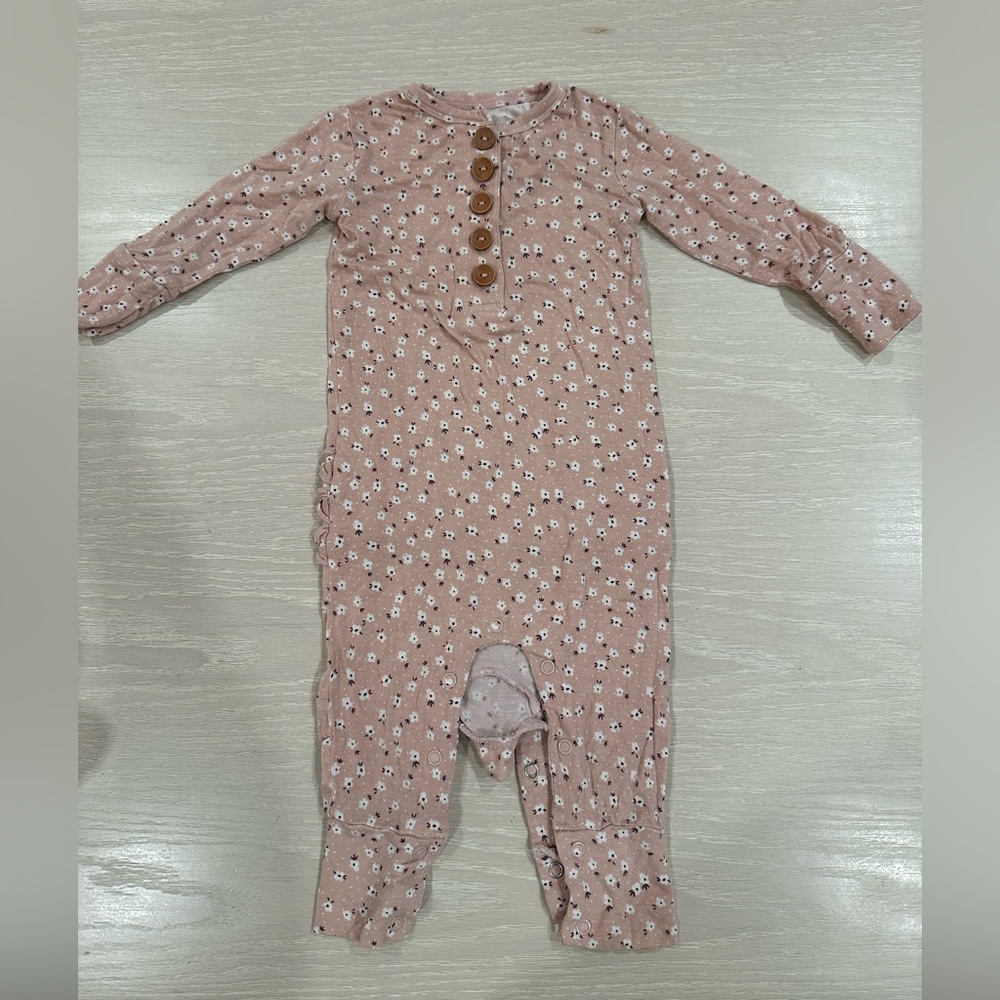 Posh peanut Ruffled Romper